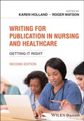 Cover: Writing for Publication in Nursing and Healthcare - Wiley-Blackwell