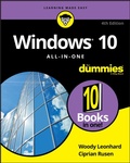 Cover: Windows 10 All-in-One For Dummies - Wiley