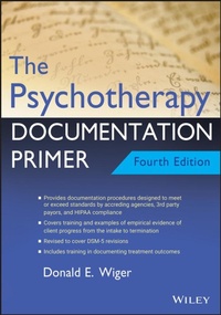 Enlarge image Cover: The Psychotherapy Documentation Primer - Wiley