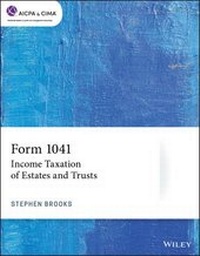 Enlarge image Cover: Form 1041 - Wiley