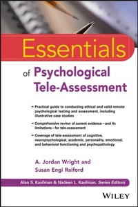 Enlarge image Cover: ESSENTIALS OF PSYCHOLOGICAL TELEASSESSME - Wiley