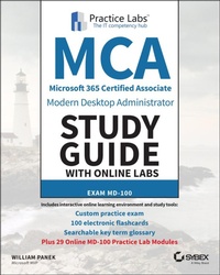 Abbildung von: MCA Modern Desktop Administrator Study Guide with Online Labs - Sybex Inc.,U.S.