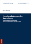 Abbildung von: Compliance in kommunalen Unternehmen - Tectum Wissenschaftsverlag