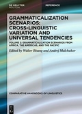 Cover: Grammaticalization Scenarios from Africa, the Americas, and the Pacific - De Gruyter Mouton