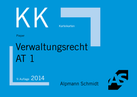 Abbildung von: Karteikarten Verwaltungsrecht AT 1  - Alpmann Schmidt