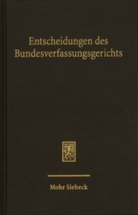 Abbildung von: Entscheidungen des Bundesverfassungsgerichts (BVerfGE) - Band 153 - Mohr Siebeck