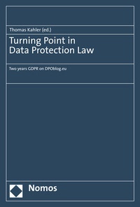 Abbildung von: Turning Point in Data Protection Law - Nomos