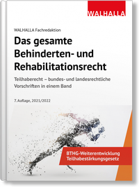Abbildung von: Das gesamte Behinderten- und Rehabilitationsrecht   - Walhalla