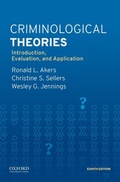 Cover: Criminological Theories - Oxford University Press Inc