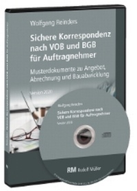 Abbildung von: Sichere Korrespondenz nach VOB und BGB für Auftragnehmer - Rudolf Müller Verlag