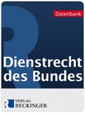 Abbildung von: Dienstrecht des Bundes - Digital - Verlag Reckinger
