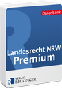 Cover: Landesrecht Nordrhein-Westfalen - Premium - Verlag Reckinger