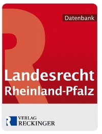Enlarge image Cover: Landesrecht Rheinland-Pfalz - Digital - Verlag Reckinger