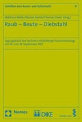 Cover: Raub - Beute - Diebstahl - Dike Verlag Z&uuml;rich