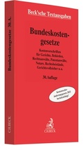 Bild: Bundeskostengesetze - C.H.BECK