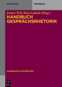 Enlarge image Cover: Handbuch Gesprächsrhetorik - De Gruyter