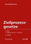Cover: Kommentar zu den Zivilprozessgesetzen &sect;&sect; 577 - 618 ZPO - Manz