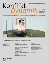 Abbildung von: Konfliktdynamik - Nomos