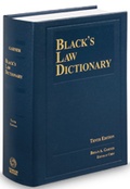 Cover: Black's Law Dictionary. 10th edition - Thomson West