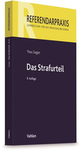 Cover: Das Strafurteil - Vahlen