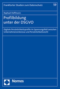 Abbildung von: Profilbildung unter der DSGVO - Nomos