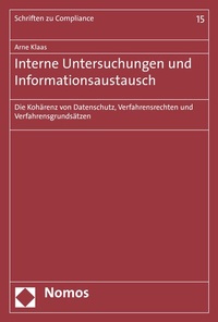 Abbildung von: Interne Untersuchungen und Informationsaustausch - Nomos