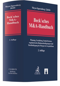 Abbildung von: Beck'sches M&A-Handbuch - C.H.BECK
