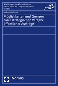 Abbildung von: Möglichkeiten und Grenzen einer strategischen Vergabe öffentlicher Aufträge - Nomos