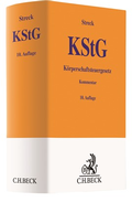 Cover: K&ouml;rperschaftsteuergesetz: KStG - C.H.BECK