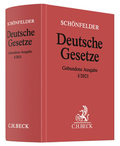 Cover: Deutsche Gesetze Gebundene Ausgabe I/2021 - C.H.BECK