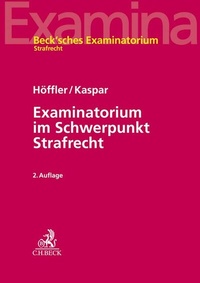Abbildung von: Examinatorium im Schwerpunkt Strafrecht - C.H.BECK