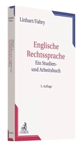 Cover: Englische Rechtssprache - C.H.BECK