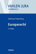Cover: Europarecht - Vahlen