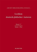 Cover: Lexikon deutsch-j&uuml;discher Autoren / Meid - Phil - De Gruyter Saur
