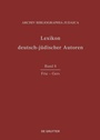 Cover: Lexikon deutsch-jüdischer Autoren / Frie - Gers - De Gruyter