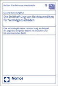 Bild: Die Dritthaftung von Rechtsanw&auml;lten f&uuml;r Verm&ouml;genssch&auml;den - Nomos