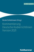 Cover: Kommentierung Deutsche Kodierrichtlinien Version 2021 - Kohlhammer