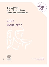 Abbildung von: Bulletin de L'Academie Nationale de Medecine - Elsevier