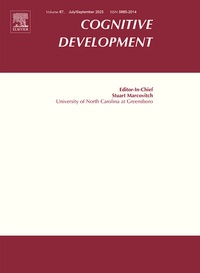 Abbildung von: Cognitive Development - Elsevier