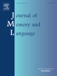 Abbildung von: Journal of Memory and Language - Elsevier