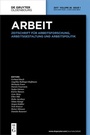 Cover: Arbeit - De Gruyter