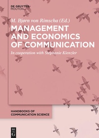 Enlarge image Cover: Management and Economics of Communication - De Gruyter Mouton