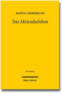 Abbildung von: Das Aktiendarlehen - Mohr Siebeck