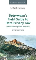 Cover: Determann's Field Guide To Data Privacy Law - Edward Elgar Publishing