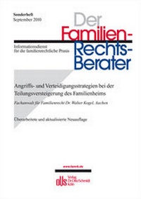 Abbildung von: Angriffs- und Verteidigungsstrategien bei der Teilungsversteigerung des Familienheims - Otto Schmidt Verlag