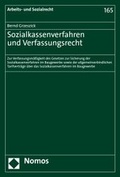 Cover: Sozialkassenverfahren und Verfassungsrecht - Nomos