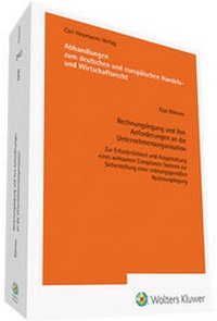 Abbildung von: Rechnungslegung und ihre Anforderungen an die Unternehmensorganisation - Carl Heymanns Verlag