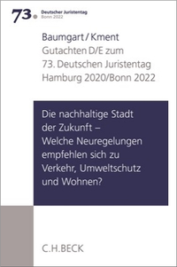 Abbildung von: Verhandlungen des 73. Deutschen Juristentages | Hamburg 2020/Bonn 2022, Band 1: Gutachten Teil D/E - C.H.BECK