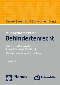 Enlarge image Cover: StichwortKommentar Behindertenrecht - Nomos