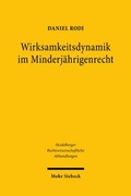 Abbildung von: Wirksamkeitsdynamik im Minderjährigenrecht - Mohr Siebeck